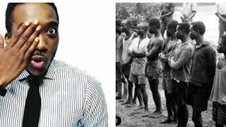 Comedia Bovi shared a heartbreaking history of the Asaba massacre during the Biafra War.