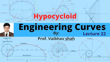 Cycloid - Hypocycloid |Engineering Curves|Lecture -22 |Engineering Drawing By Vaibhav Shah