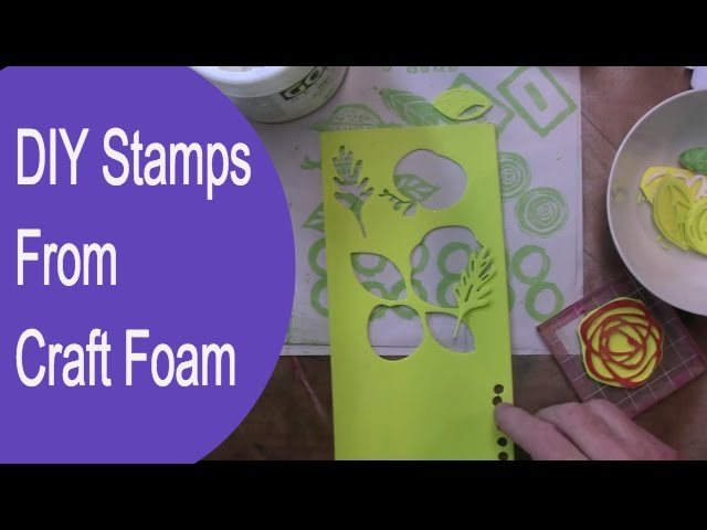 DIY Foam Letter Stamps  Gettin' Crafty with Natalie