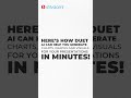 Generate charts, graphs, visuals for your presentation with Duet AI!