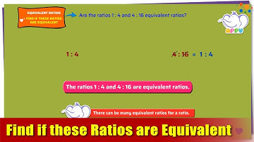 G5- Module 12- Exercise 1- Find if these Ratios are Equivalent | Appu Series | Grade 5 Math Learning