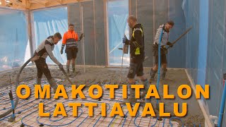 Omakotitalon Lattiavalu | Timpurilta Talo