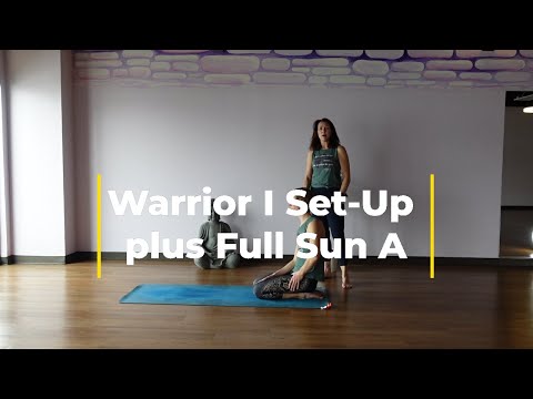 Warrior I Instruction plus full Sun A