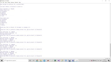 Simple Text Based Adventure Game
