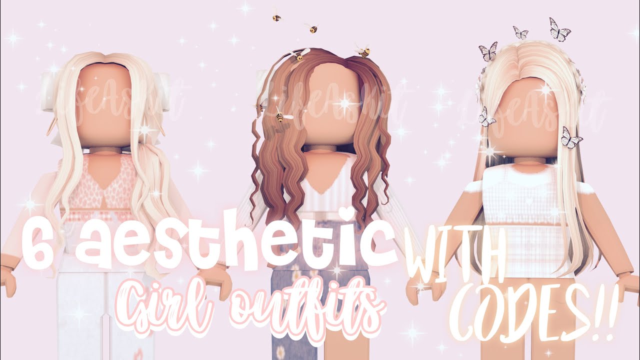 6 Aesthetic Outfits With Codes Roblox Lifeaskit Youtube - cute codes for roblox