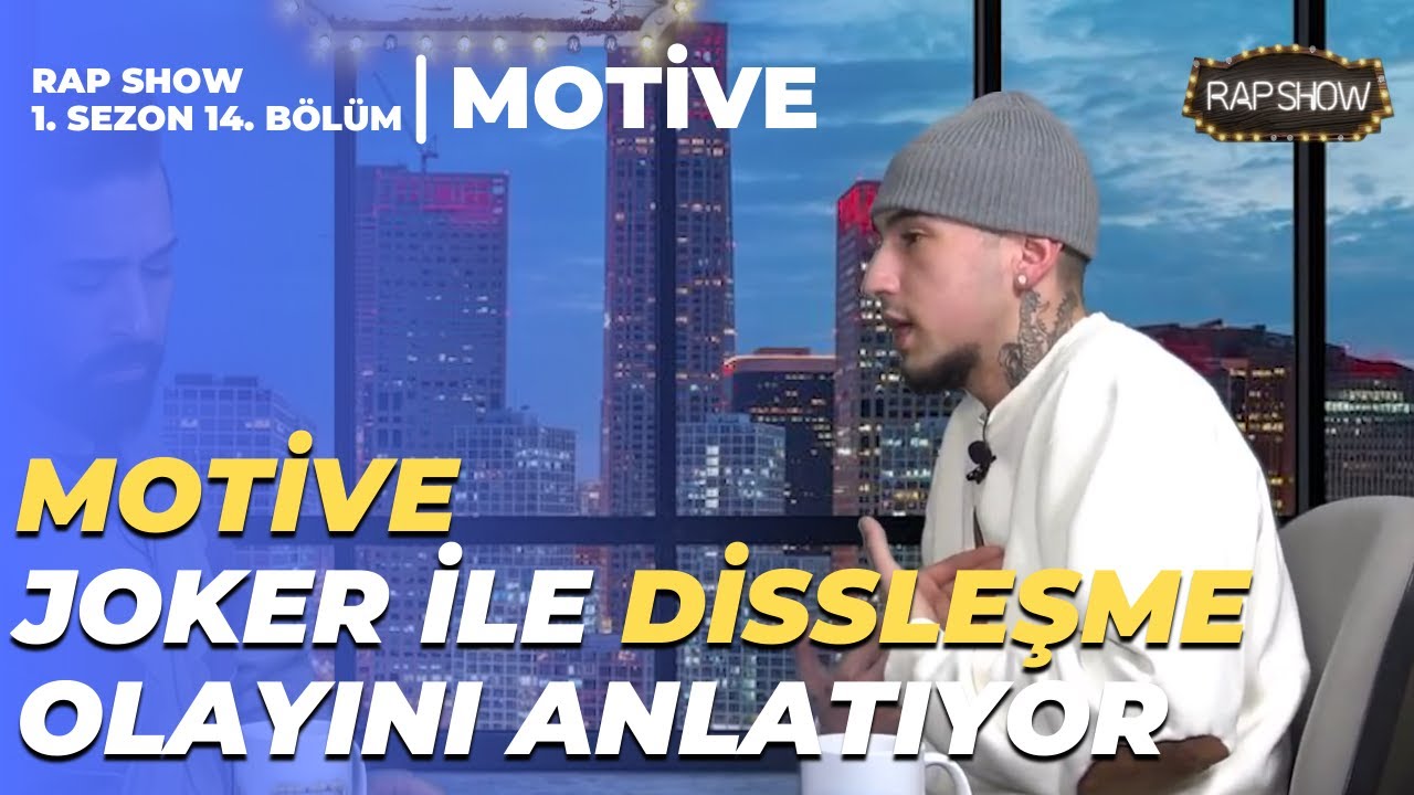 MOTİVE, JOKER İLE DİSSLEŞME OLAYINI ANLATIYOR | RAP SHOW (1. SEZON 14. BÖLÜM)