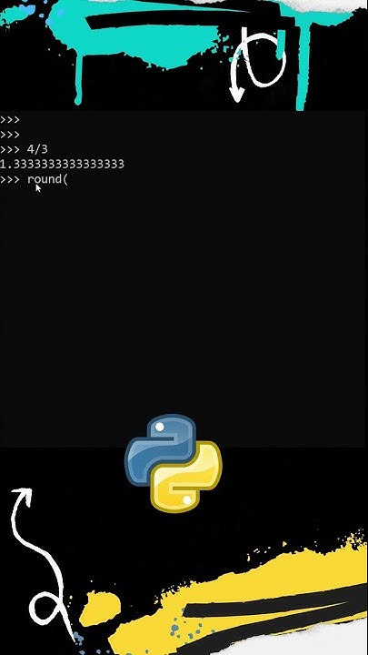 How to round floating point numbers in python ? #shorts - YouTube