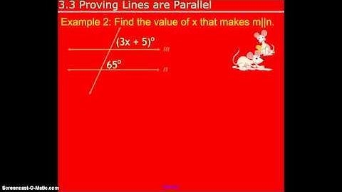 Geo 3.3 Proving Lines are Parallel