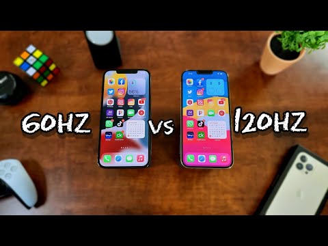 iPhone 13 Pro Motion 120hz Display Vs iPhone 12 60hz Display... What&rsquo;s the Difference???