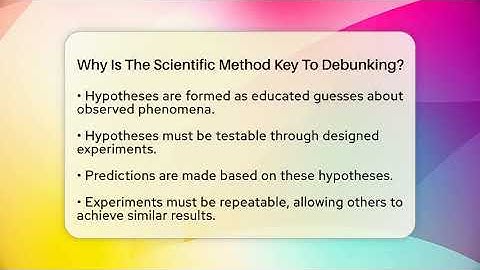 Why Is The Scientific Method Key To Debunking? - Strange Science HQ