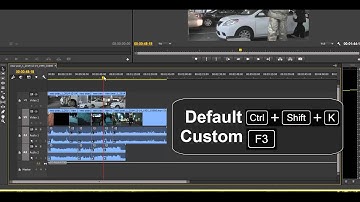 Add Edit to All Tracks - Premiere Pro CC Keyboard shortcut
