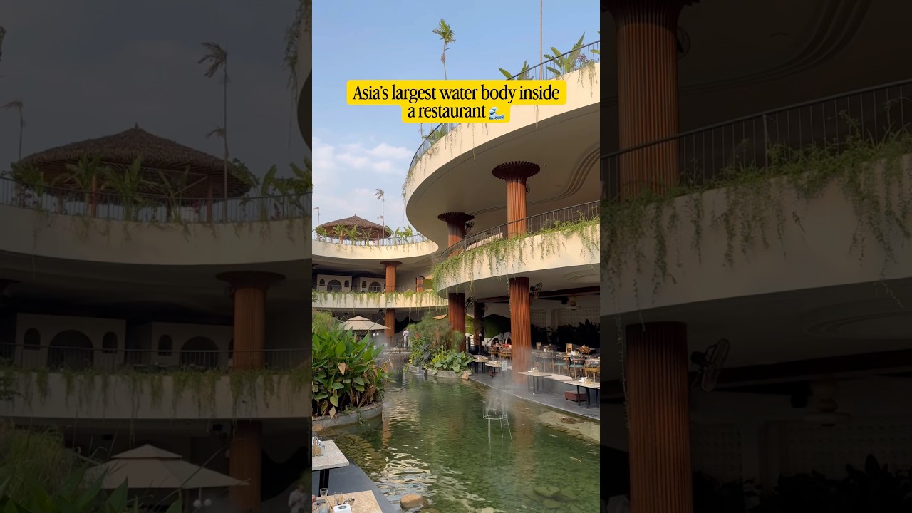 Asia’s largest water body inside a restaurant | Suka Brew and Kitchen Nagarbhavi 