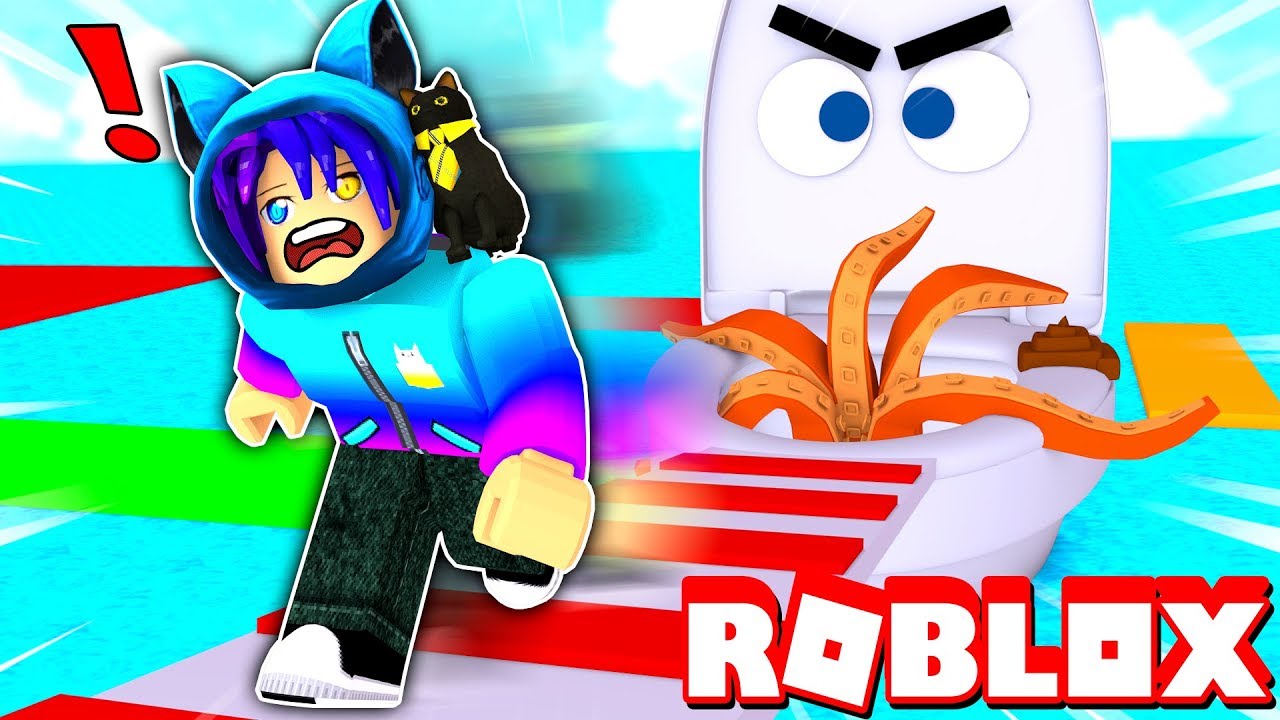 Escape From The Toilet Obby In Roblox Don T Fall Into The Water Youtube - escape the dungeon obby roblox games billon