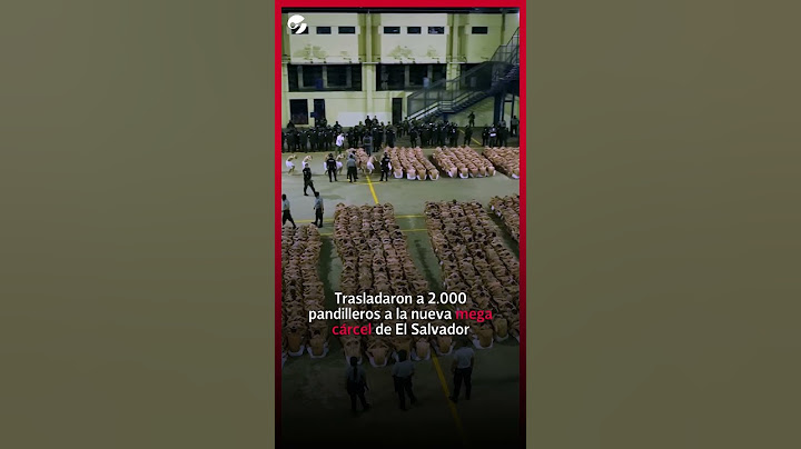 ESTREMECEDOR traslado de PANDILLEROS a la MEGA CÁRCEL de BUKELE en EL SALVADOR