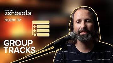 Group Tracks in Zenbeats speeds up your workflow!