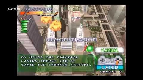 RayStorm / opening intro & auto demo / Sony PlayStation 1 PSX 1997