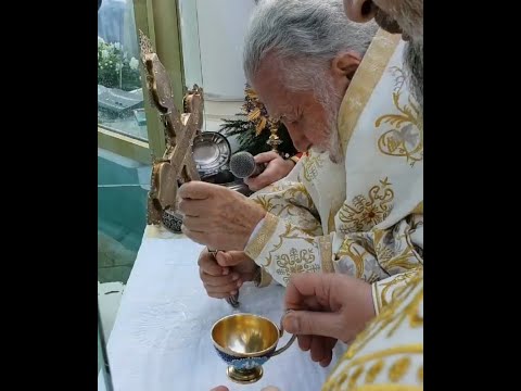 დიდი აიაზმა და სადღესასწაულო წირვა სამებაში