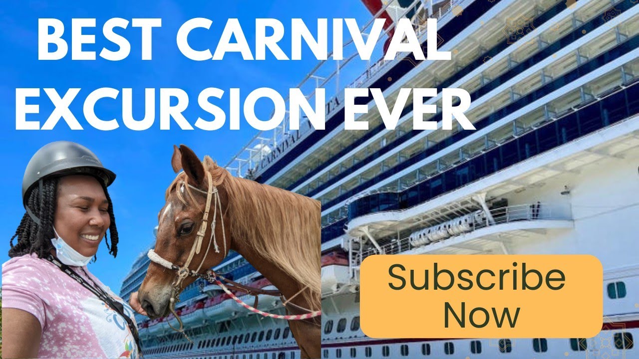 CARNIVAL VALOR CRUISE EXCURSION • HORSEBACK RIDING, SWIMMING IN CENOTES