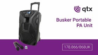178.866Uk178.868Uk - Busker Pa With Vhf Mics, Media Player Bluetooth