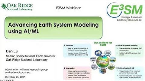 Advancing Earth System Modeling using AI/ML