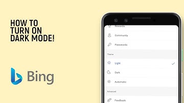 How to Turn ON Dark Mode in Bing AI [EASY]