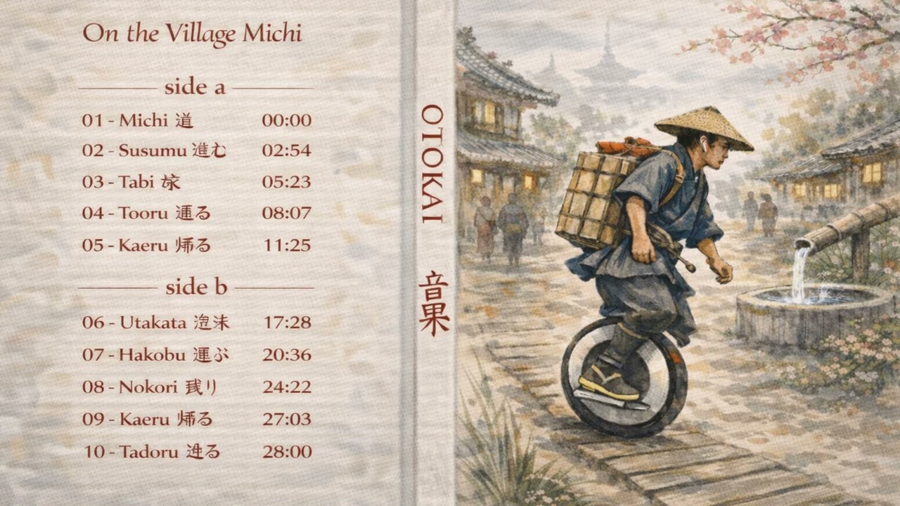 On the Village Michi 🌸 Japanese Lofi Music for Study, Work and Chill