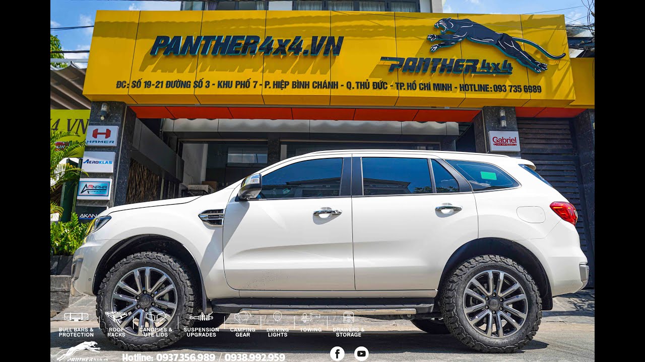 Ford Everest 2020 độ lốp bfgoodrich ngầu và mạnh mẽ - youtube