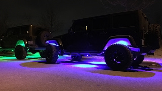 LED Jeep Wrangler Accessories - Rock Lights, Halo's, Lightbars and MORE!!!