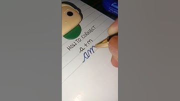 how to connect a+m#shorts #shortsfeed #writing #lettering #learning#calligraphy#alphabet #art#reels