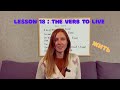 Lesson 18 / Russian Verb Жить (To Live) — Easy Conjugation for Beginners