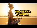 Meditație Ghidată Vipassana 15 minute | Mindfulness | Limba Română | Vibrații Înalte