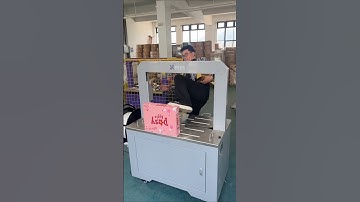 automatic strapping machine #machine #packagingtools #factory #strappingmachine
