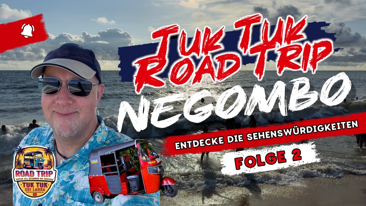 ОТКРОЙТЕ ДЛЯ СЕБЯ Негомбо! Ваше АВТОПУТЕШЕСТВИЕ НА ТУК-ТУКЕ по Шри-Ланке!