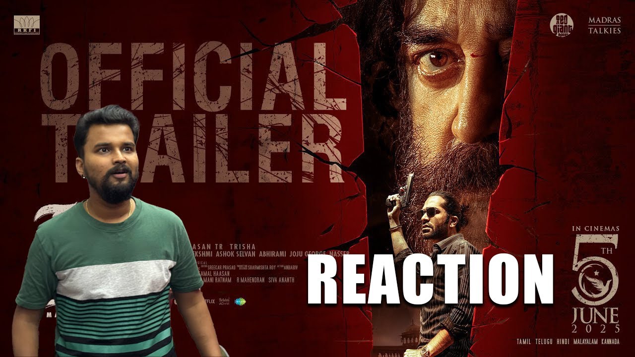 #Thuglife Trailer - REACTION | Kamal Haasan | Mani Ratnam | STR | AR Rahman | Trisha | Ashok Selvan