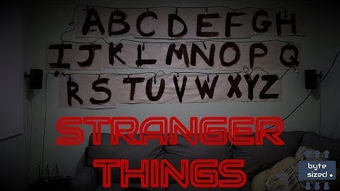 How to Make a Stranger Things Message Wall