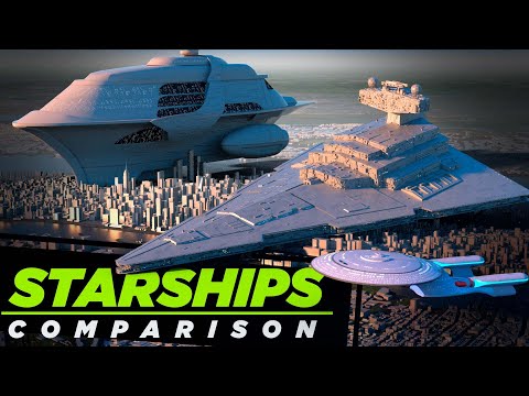 ? Biggest STARSHIPS ? 3D Comparison