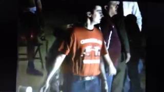 Madison Square Garden Epic Fail! (light falls on wrestler)