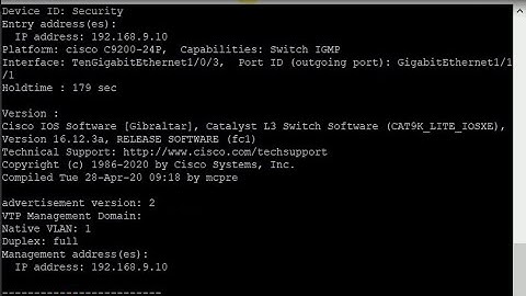 Cisco 9200 Switch Complete Configuration #cisco #networking #trending