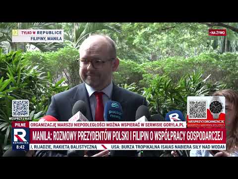 Przydacz on the behind-the-scenes of the conversation between the presidents of Poland and the Ph...