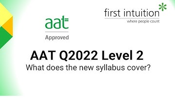 AAT Q2022 - Level 2 Syllabus