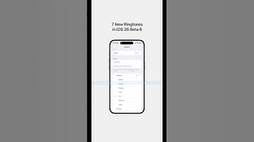 7 new ringtones in iOS 26 beta 6 🔥 #ios26 #ringtone