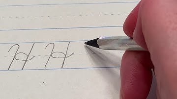 Capital "H" in cursive
