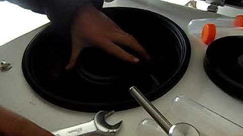 how to  disassembly  high-speed  refrigerated centrifuge angle rotor