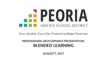 Professional Development: Blended Learning Presentation