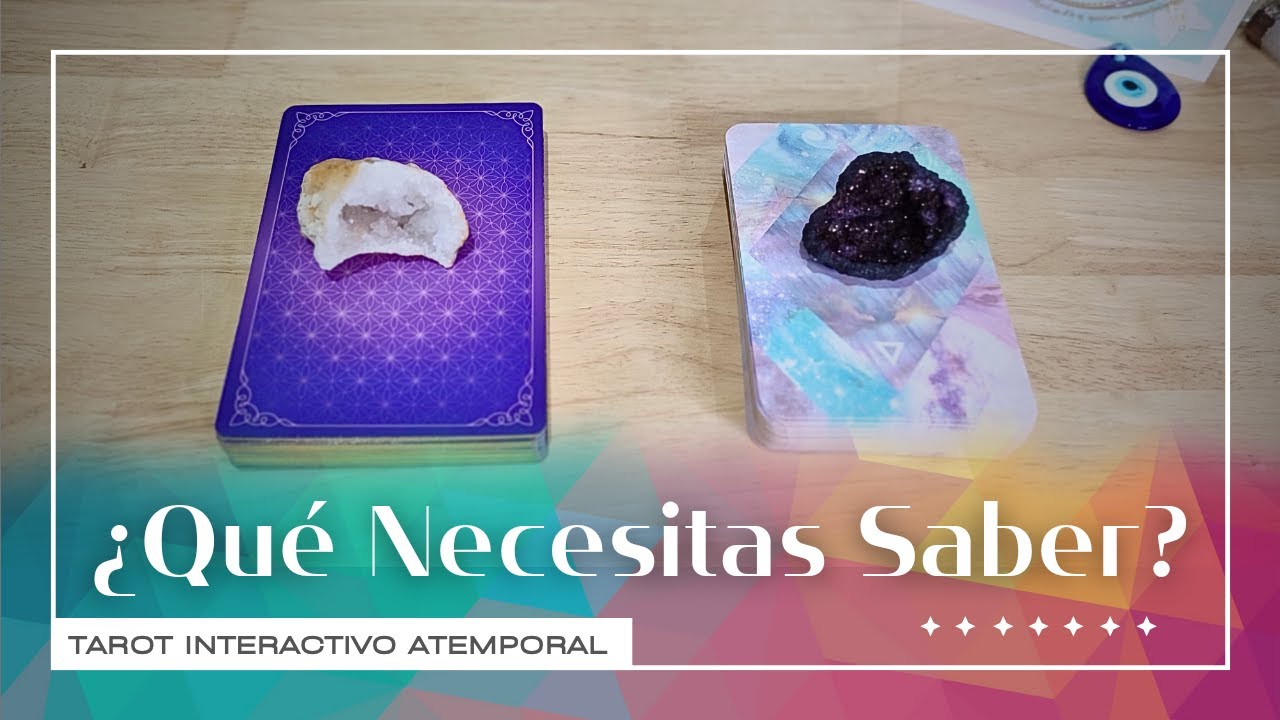 🌟 ¿QUÉ NECESITAS SABER HOY? 🌟 Tarot Interactivo Atemporal #tarotinteractivo
