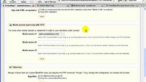 PrestaShop Version 1.4 Performance Settings - Part 2