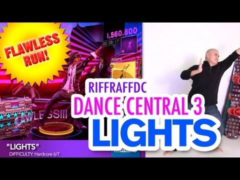 Dance Central 3 u0022Lightsu0022 DLC (Hard) 100% Gold Gameplay