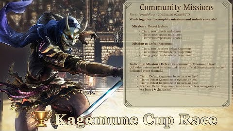 (F2P) Octopath COTC | EX Tier Kagemune Cup Race in 6T | Ochette DPS | No Gacha A4