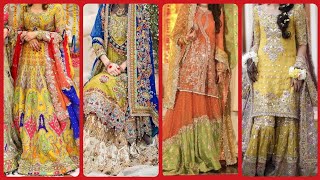 Beautiful wedding Mehndi and obtan dress designs screenshot 3