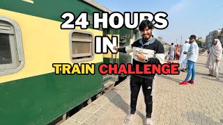 Living In TRAIN For 24 Hours !